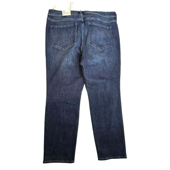 Old Navy Jeans Size 18 Distressed Power Slim Straight High Rise Ankle NWT JJ3846 - Picture 9 of 10